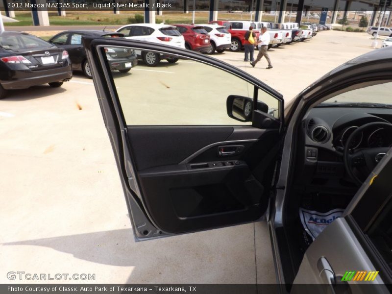 Liquid Silver Metallic / Black 2012 Mazda MAZDA5 Sport