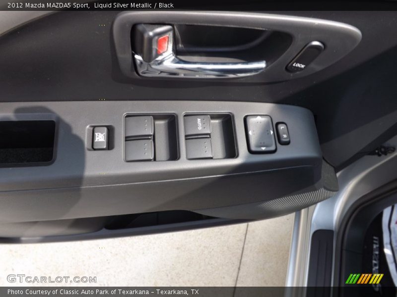 Liquid Silver Metallic / Black 2012 Mazda MAZDA5 Sport