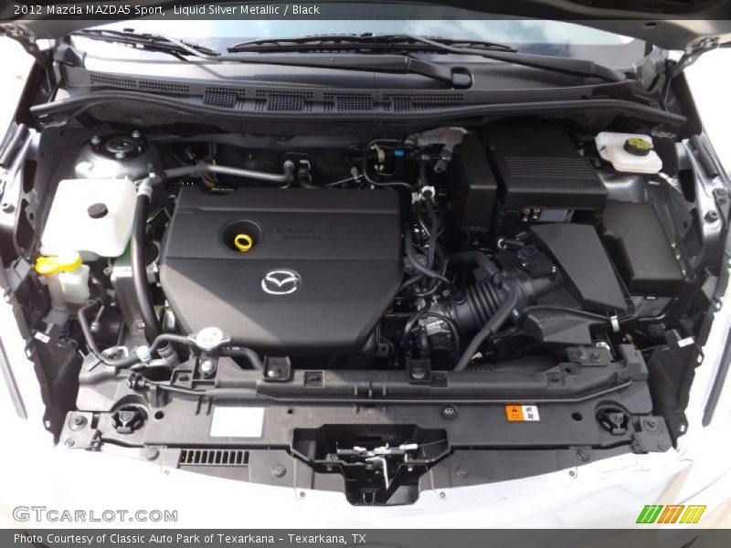 Liquid Silver Metallic / Black 2012 Mazda MAZDA5 Sport
