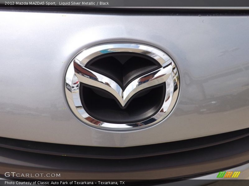Liquid Silver Metallic / Black 2012 Mazda MAZDA5 Sport