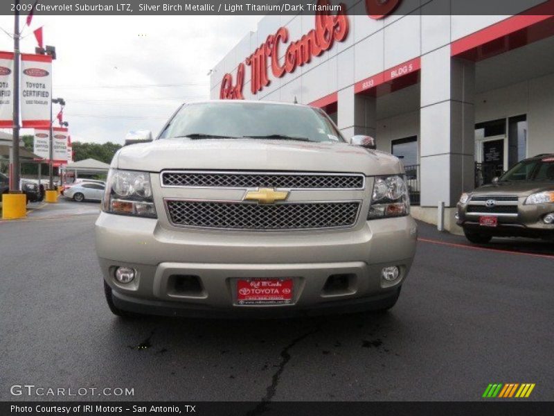 Silver Birch Metallic / Light Titanium/Dark Titanium 2009 Chevrolet Suburban LTZ