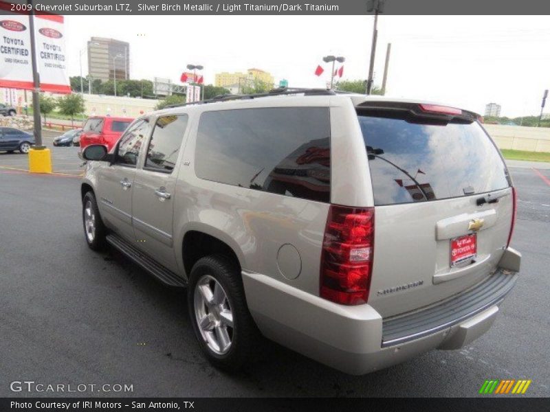Silver Birch Metallic / Light Titanium/Dark Titanium 2009 Chevrolet Suburban LTZ