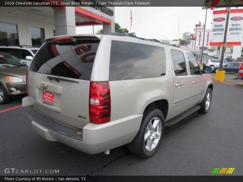 Silver Birch Metallic / Light Titanium/Dark Titanium 2009 Chevrolet Suburban LTZ