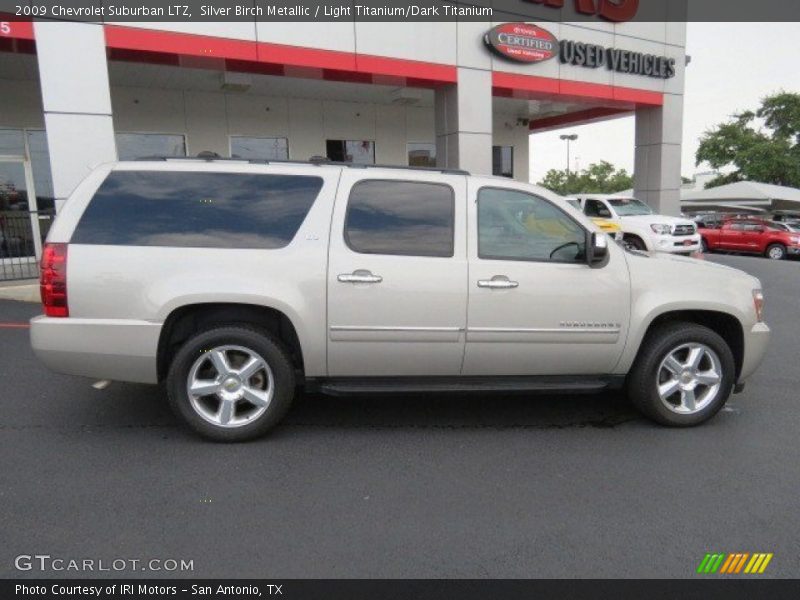 Silver Birch Metallic / Light Titanium/Dark Titanium 2009 Chevrolet Suburban LTZ