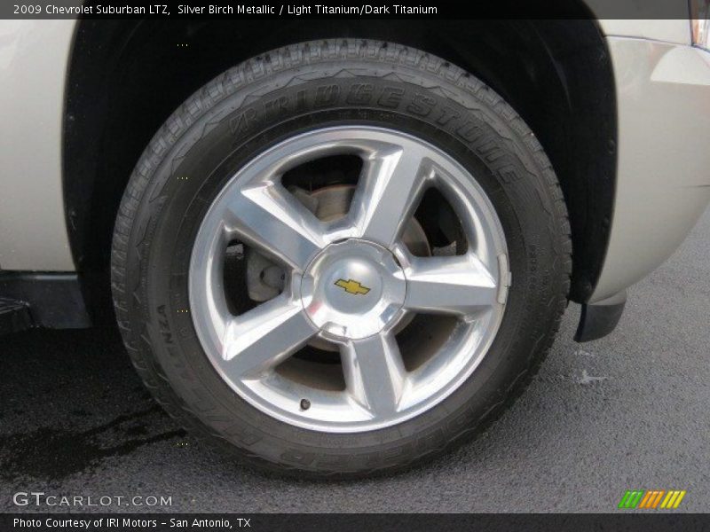Silver Birch Metallic / Light Titanium/Dark Titanium 2009 Chevrolet Suburban LTZ