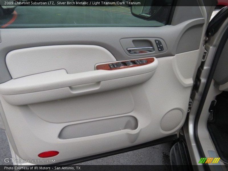 Silver Birch Metallic / Light Titanium/Dark Titanium 2009 Chevrolet Suburban LTZ