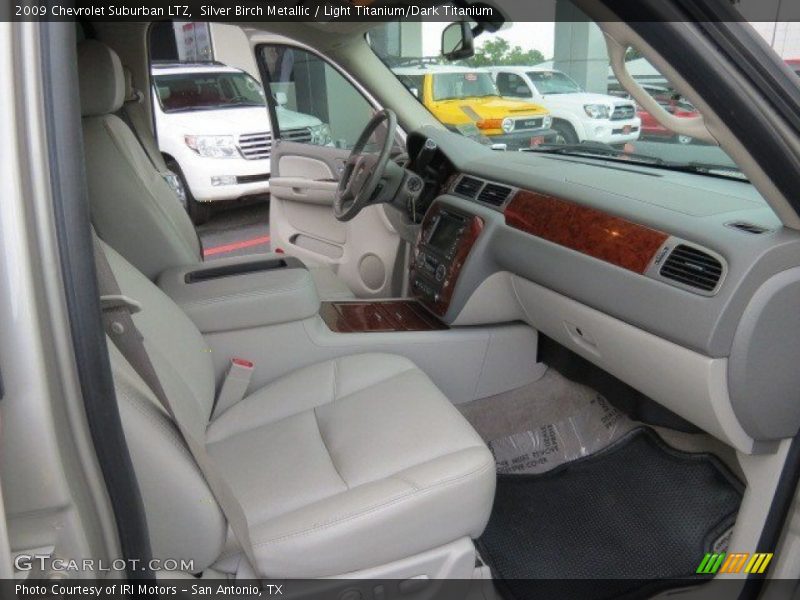 Silver Birch Metallic / Light Titanium/Dark Titanium 2009 Chevrolet Suburban LTZ