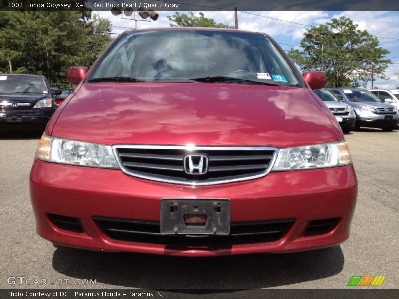 Red Rock Pearl / Quartz Gray 2002 Honda Odyssey EX-L
