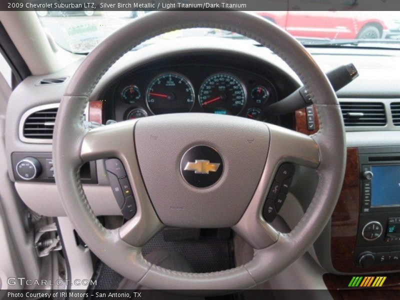 Silver Birch Metallic / Light Titanium/Dark Titanium 2009 Chevrolet Suburban LTZ