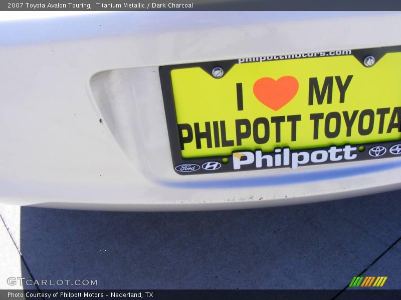 Titanium Metallic / Dark Charcoal 2007 Toyota Avalon Touring