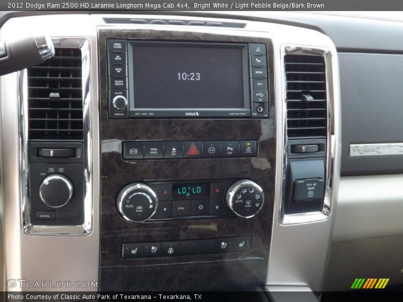 Controls of 2012 Ram 2500 HD Laramie Longhorn Mega Cab 4x4