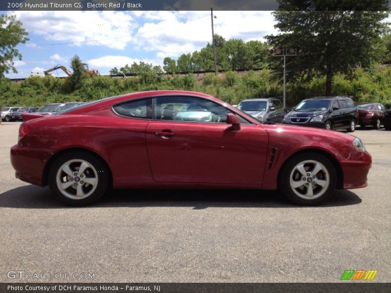 Electric Red / Black 2006 Hyundai Tiburon GS