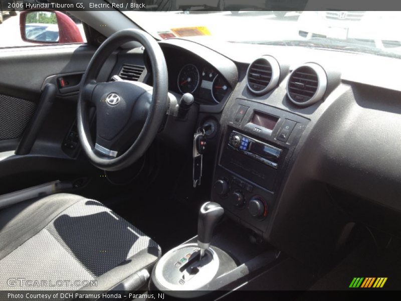 Electric Red / Black 2006 Hyundai Tiburon GS