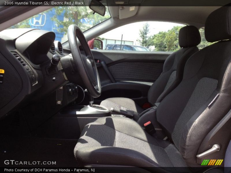 Electric Red / Black 2006 Hyundai Tiburon GS