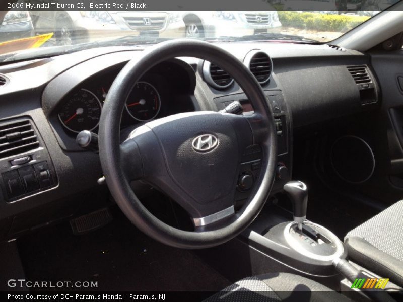 Electric Red / Black 2006 Hyundai Tiburon GS