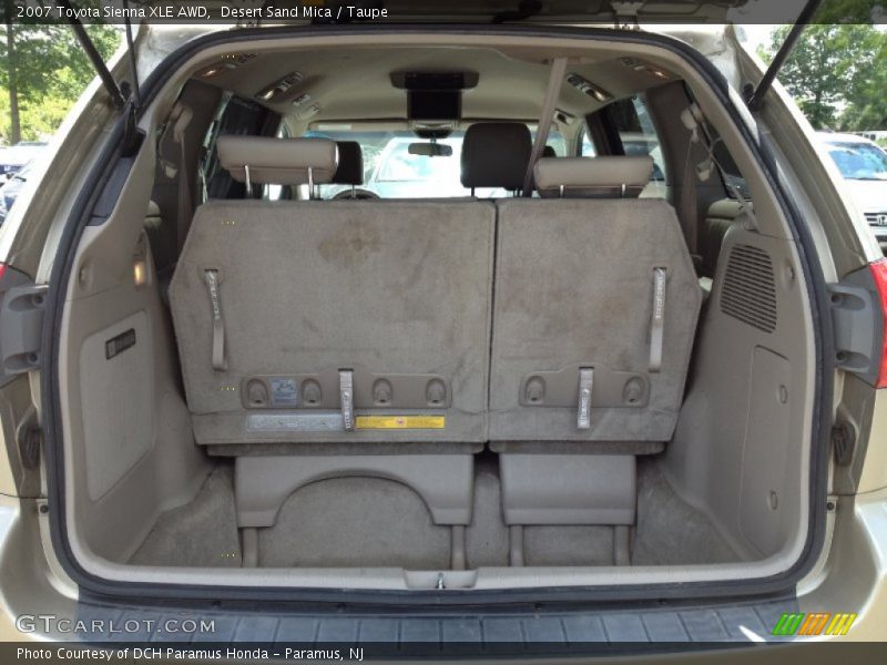 Desert Sand Mica / Taupe 2007 Toyota Sienna XLE AWD