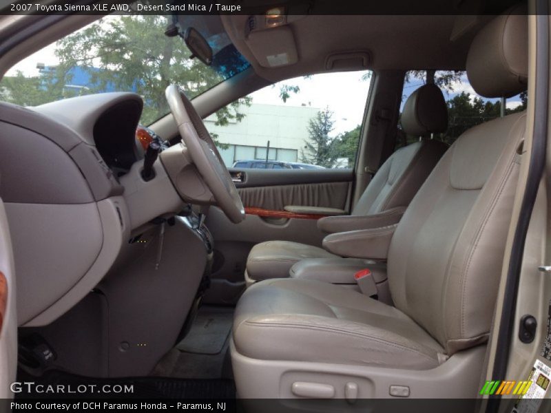 Desert Sand Mica / Taupe 2007 Toyota Sienna XLE AWD