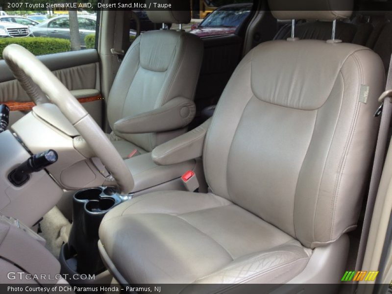 Desert Sand Mica / Taupe 2007 Toyota Sienna XLE AWD