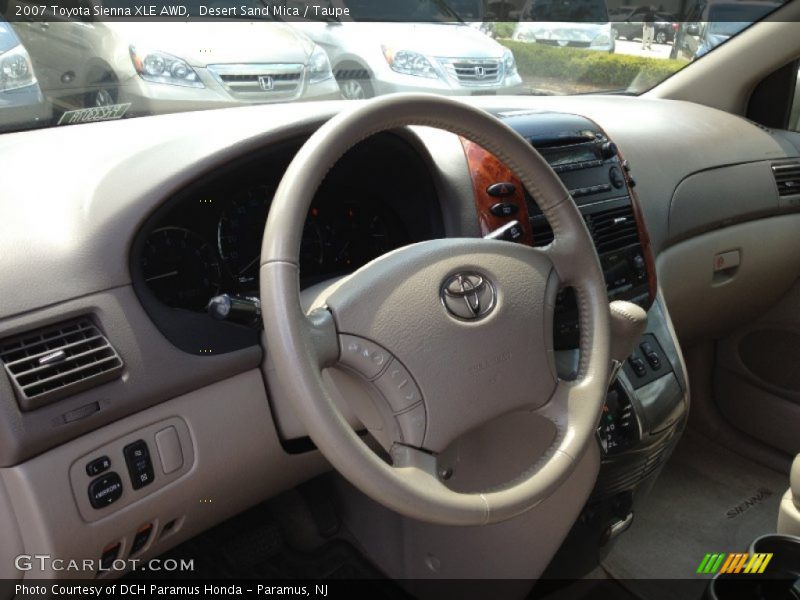 Desert Sand Mica / Taupe 2007 Toyota Sienna XLE AWD