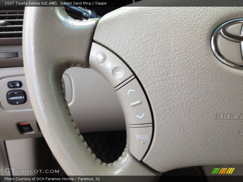 Desert Sand Mica / Taupe 2007 Toyota Sienna XLE AWD