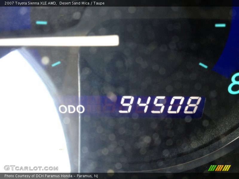 Desert Sand Mica / Taupe 2007 Toyota Sienna XLE AWD