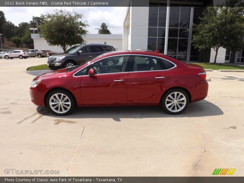 Crystal Red Tintcoat / Cashmere 2012 Buick Verano FWD