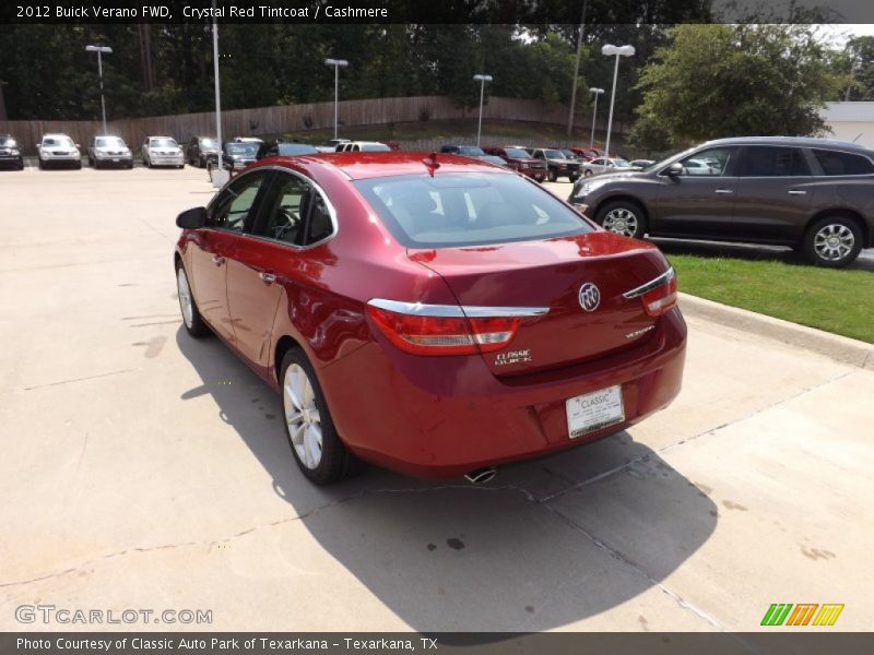 Crystal Red Tintcoat / Cashmere 2012 Buick Verano FWD