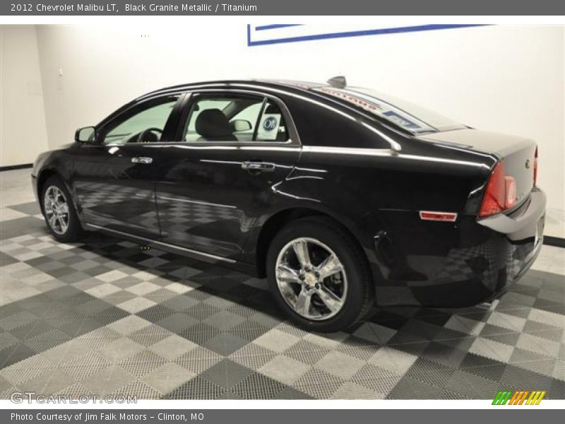 Black Granite Metallic / Titanium 2012 Chevrolet Malibu LT