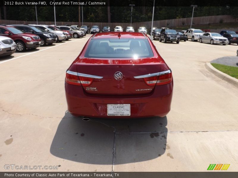 Crystal Red Tintcoat / Cashmere 2012 Buick Verano FWD