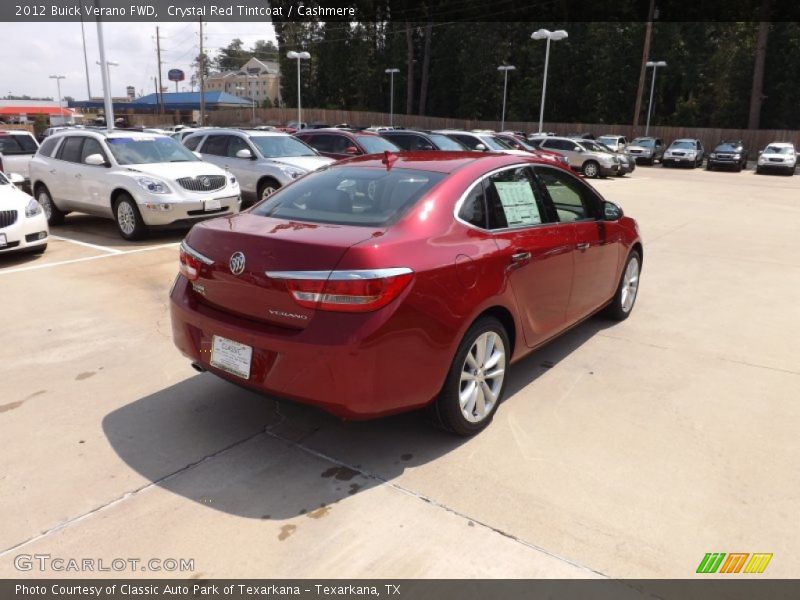 Crystal Red Tintcoat / Cashmere 2012 Buick Verano FWD