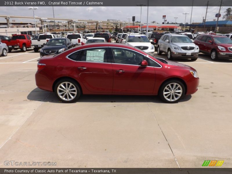 Crystal Red Tintcoat / Cashmere 2012 Buick Verano FWD