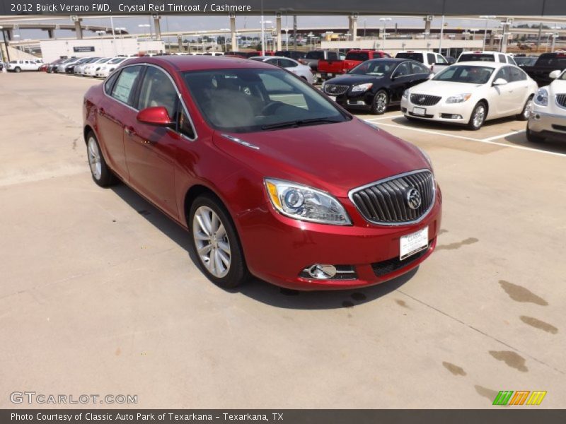 Crystal Red Tintcoat / Cashmere 2012 Buick Verano FWD