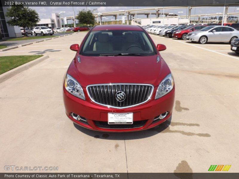 Crystal Red Tintcoat / Cashmere 2012 Buick Verano FWD