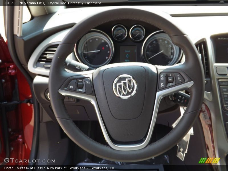 Crystal Red Tintcoat / Cashmere 2012 Buick Verano FWD