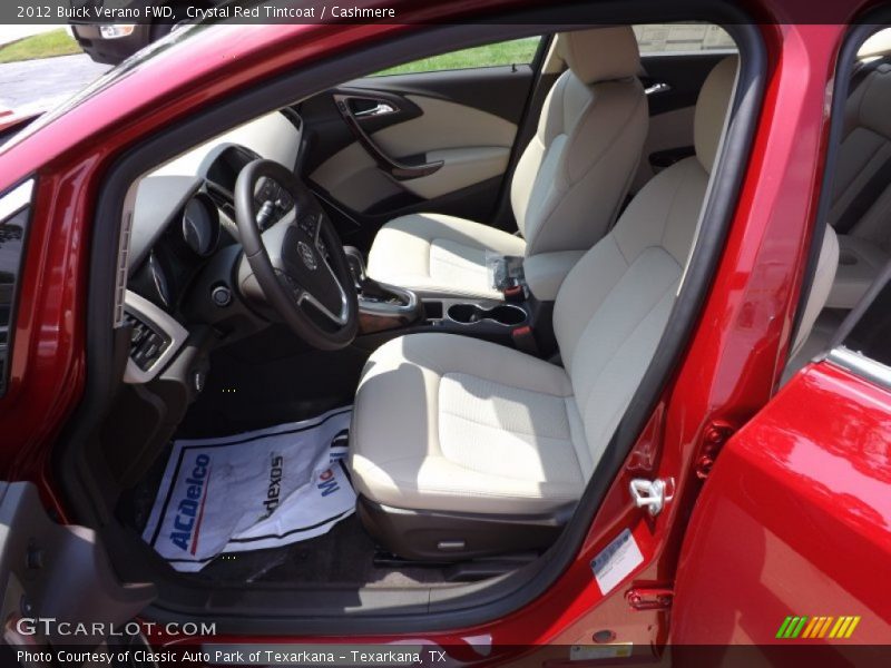 Crystal Red Tintcoat / Cashmere 2012 Buick Verano FWD