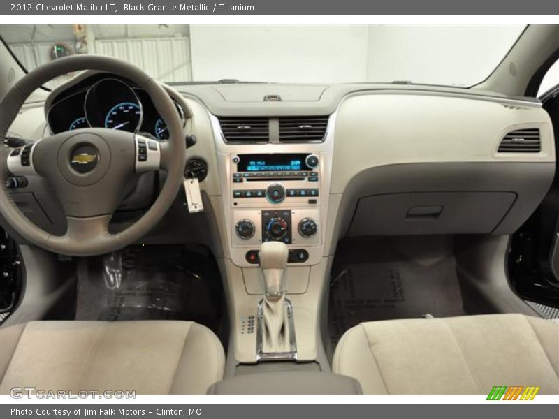 Black Granite Metallic / Titanium 2012 Chevrolet Malibu LT