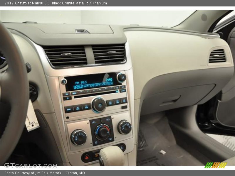 Black Granite Metallic / Titanium 2012 Chevrolet Malibu LT