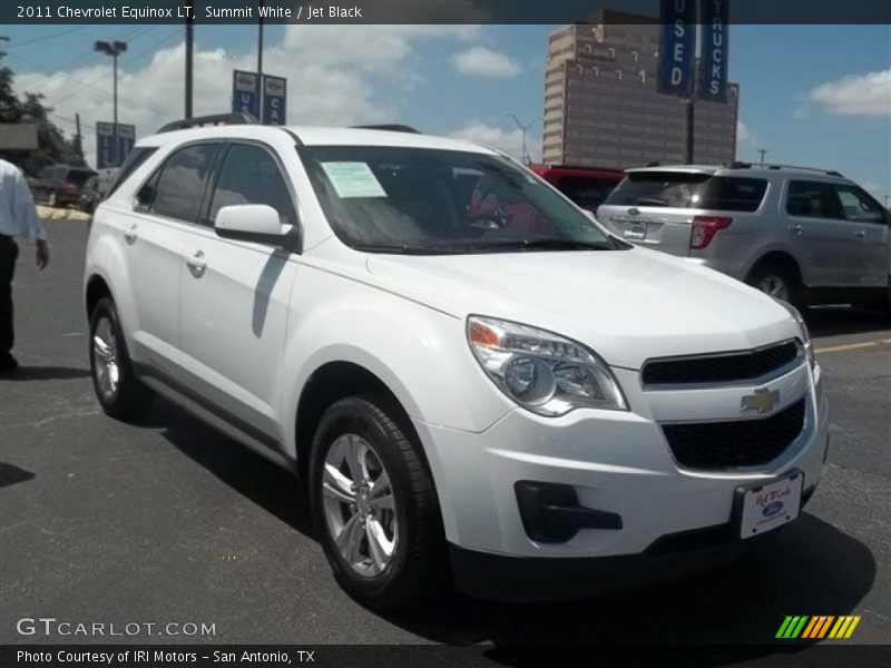 Summit White / Jet Black 2011 Chevrolet Equinox LT