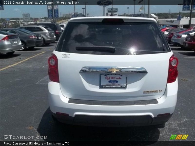 Summit White / Jet Black 2011 Chevrolet Equinox LT