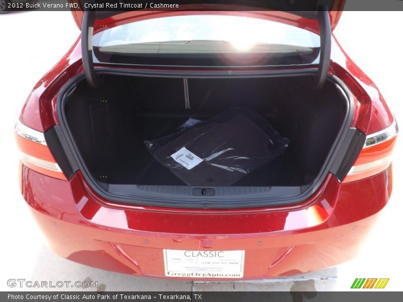 Crystal Red Tintcoat / Cashmere 2012 Buick Verano FWD
