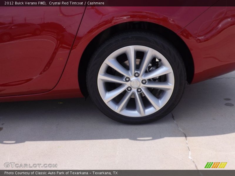 Crystal Red Tintcoat / Cashmere 2012 Buick Verano FWD