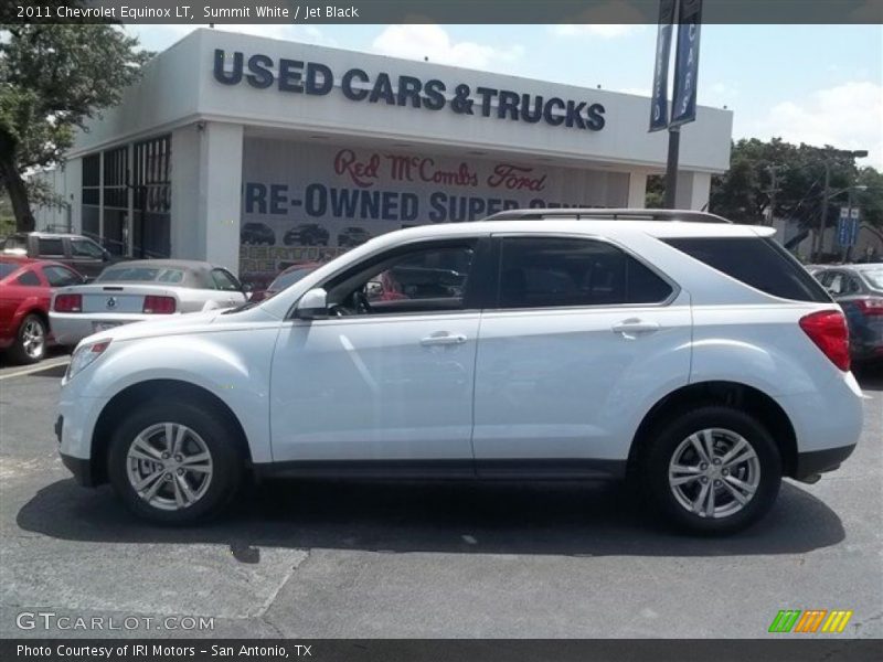 Summit White / Jet Black 2011 Chevrolet Equinox LT