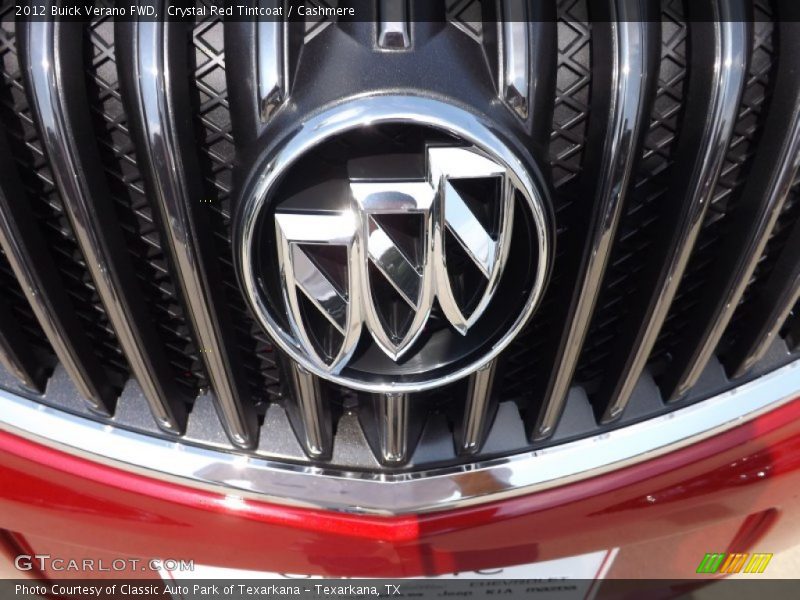 Crystal Red Tintcoat / Cashmere 2012 Buick Verano FWD