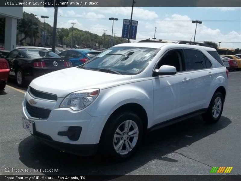 Summit White / Jet Black 2011 Chevrolet Equinox LT