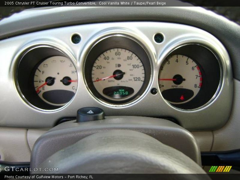 Cool Vanilla White / Taupe/Pearl Beige 2005 Chrysler PT Cruiser Touring Turbo Convertible