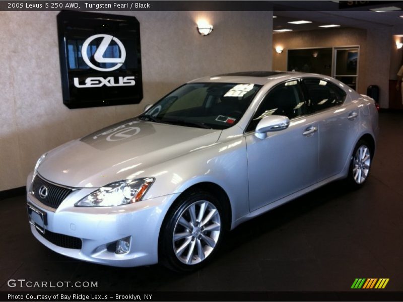 Tungsten Pearl / Black 2009 Lexus IS 250 AWD