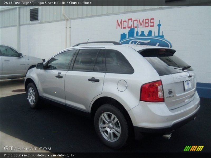 Ingot Silver Metallic / Charcoal Black 2013 Ford Edge SE