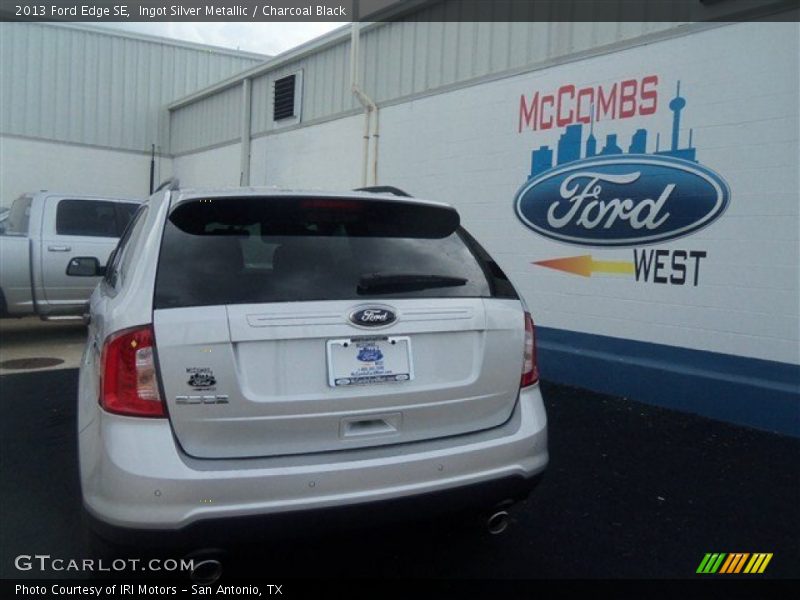 Ingot Silver Metallic / Charcoal Black 2013 Ford Edge SE