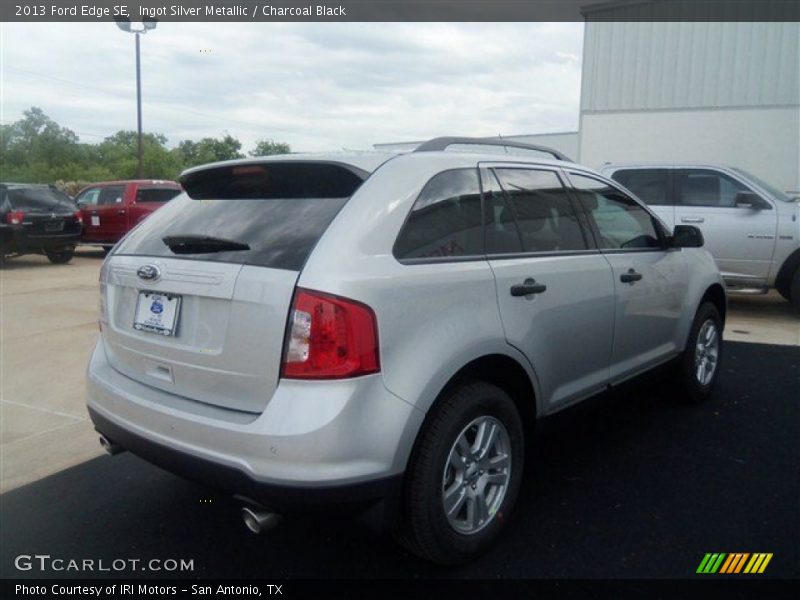 Ingot Silver Metallic / Charcoal Black 2013 Ford Edge SE