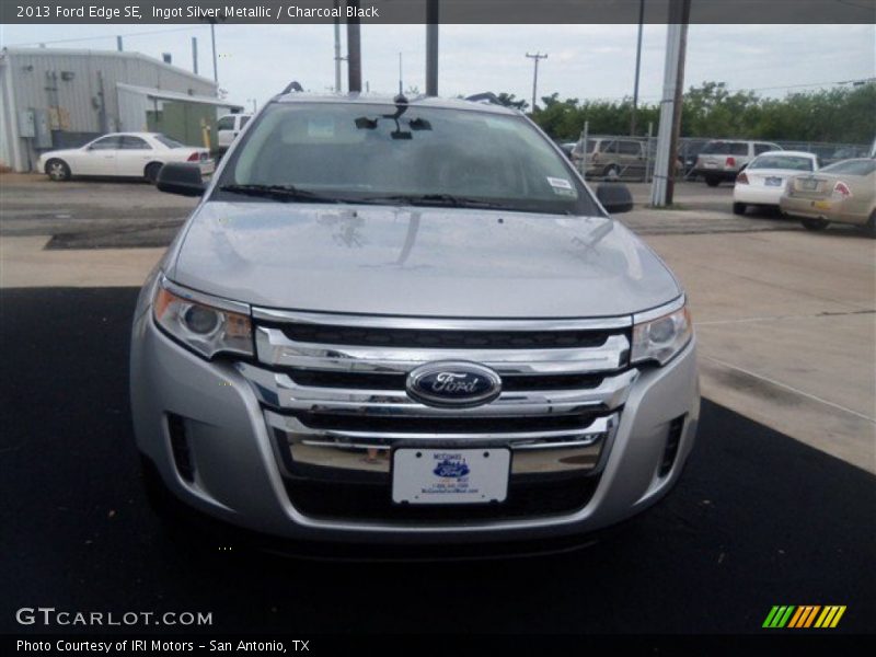 Ingot Silver Metallic / Charcoal Black 2013 Ford Edge SE